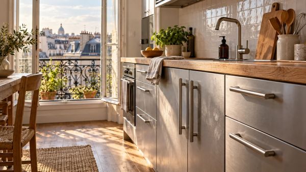10 façons d'améliorer le style avec des poignées en inox