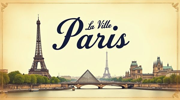 Affiche de la ville de paris : explorez notre collection unique