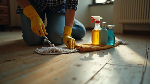 Maîtriser les produits d'entretien du sol pour un nettoyage efficace